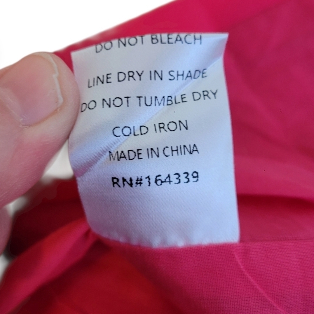 Petal & Pup Xiomar One Shoulder Midi Dress Pink Red Size 0 Wedding Shower Event - Picture 9 of 12